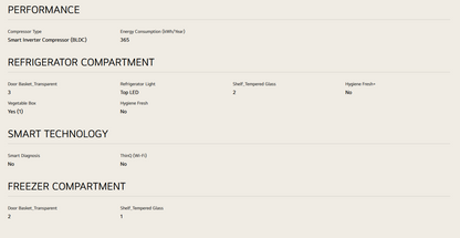 LG GN-B312PQMB 340L 2 Door Top Freezer Fridge in Dark Graphite Steel