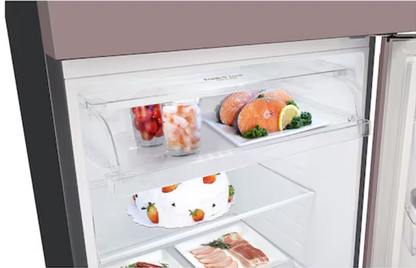 LG 2 Door 493L GNB-452PPFK Top Freezer Fridge in Essence Clay Pink GNB452PPFK