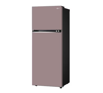 LG 2 Door 493L GNB-452PPFK Top Freezer Fridge in Essence Clay Pink GNB452PPFK