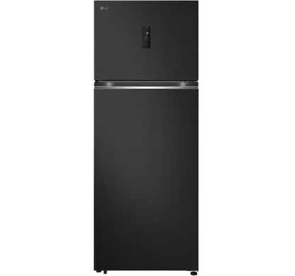 LG 2 Door 493L GN-B452PQBK Top Freezer Fridge in Essence Matt Black GNB452PQBK
