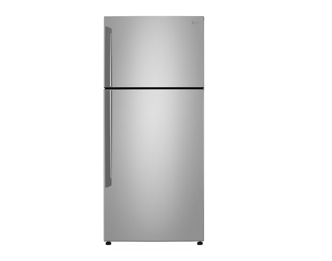 LG GN-C702HFCM 547l 2 Door Top Freezer Fridge in Platinum Silver Finish