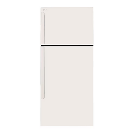 LG GN-C702HQCM 547L 2 Door Top Freezer Fridge in Beige