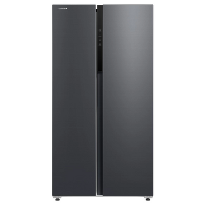 Toshiba 623L Side By Side Refrigerator Inverter GR-RS780WI-PMY(06) / GRRS780WIPMY06 (Morandi Grey) Fridge Peti Sejuk