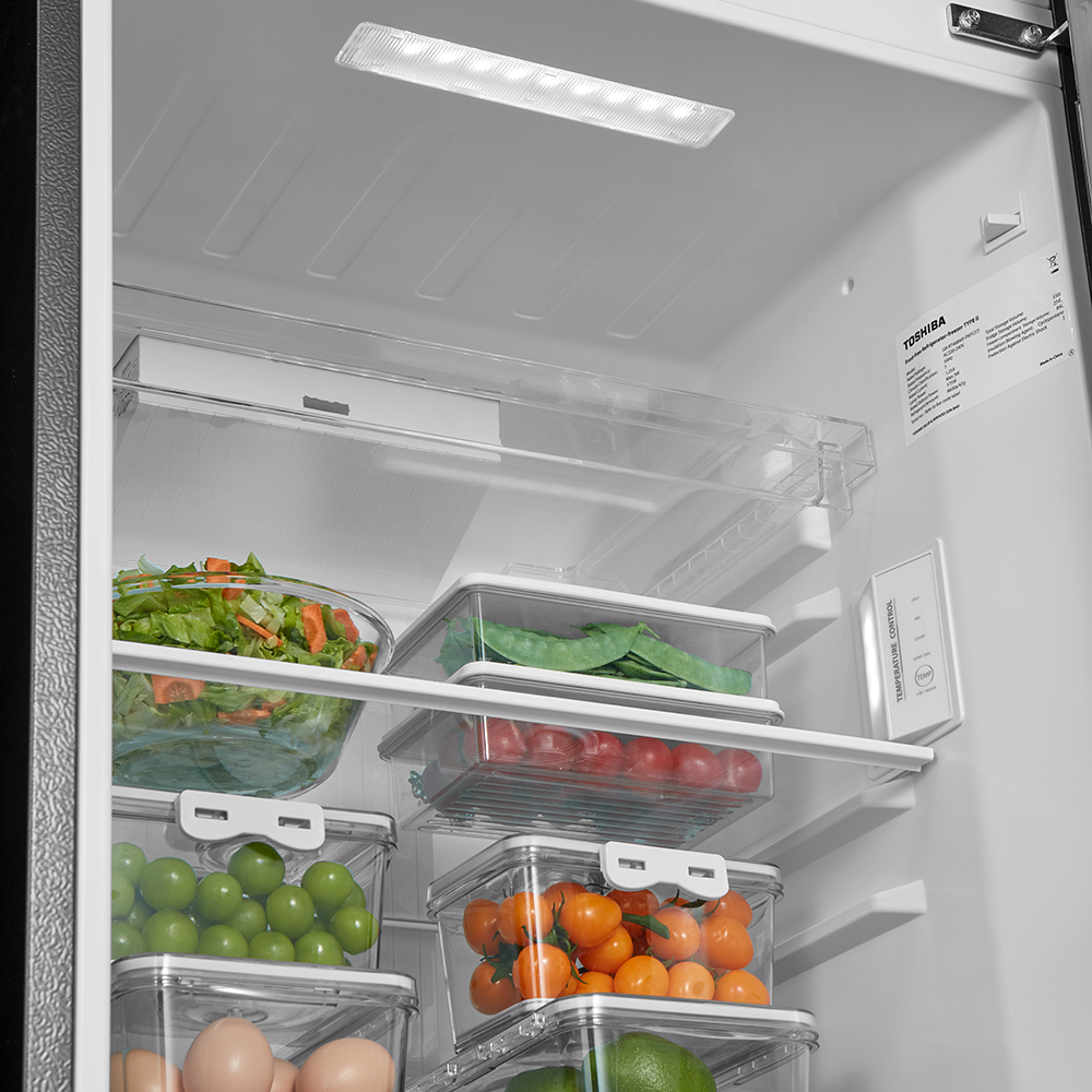 Toshiba 410L GRRT466WEPMY58 PureBIO Origin Inverter Two Door Refrigerator GR-RT466WE-PMY(58) Fridge