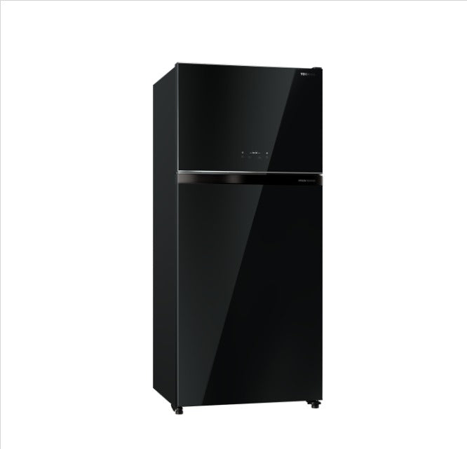 Toshiba 2 Door 661L GRRT835WEP Fridge GR-RT835WE-PGY(XK) / GRRT835WEPGYXK (Black) Glass door Refrigerator Peti Sejuk