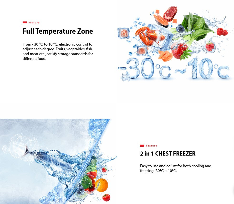 Toshiba 128L Chest Freezer GR-RC130CE-DMY(01) 2 in 1 Freezer or fridge Refrigerator GRRC130CEDMY