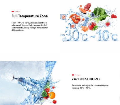 Toshiba 128L Chest Freezer GR-RC130CE-DMY(01) 2 in 1 Freezer or fridge Refrigerator GRRC130CEDMY