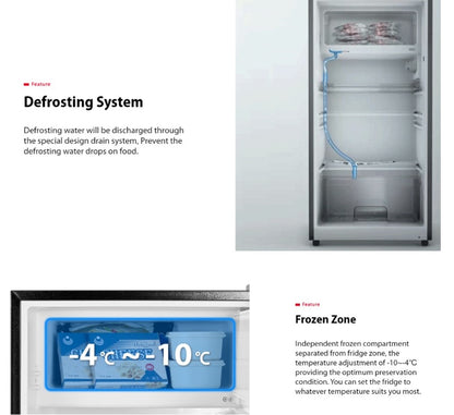 Toshiba 165L Single Door GR-RD208CM-DMY(37) Fridge GRRD208CMDMY37 Non-Inverter Refrigerator