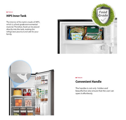 Toshiba 165L Single Door GR-RD208CM-DMY(37) Fridge GRRD208CMDMY37 Non-Inverter Refrigerator