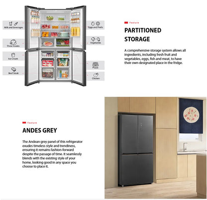 Toshiba 530L Multi Door Fridge GR-RF531WI-PMY(60E) / GRRF531WIPMY60E Inverter Refrigerator