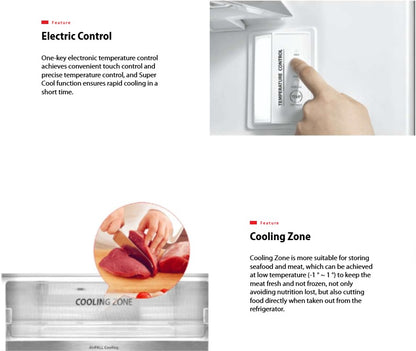 Toshiba 490L 2 Doors Inverter Refrigerator GR-RT559WE-PMY(06) Fridge (Morandi Gray) GRRT559WEPMY06