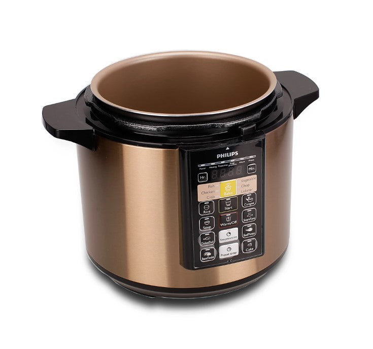 Philips HD2139 Pressure Cooker Electric 6.0L (Brown)