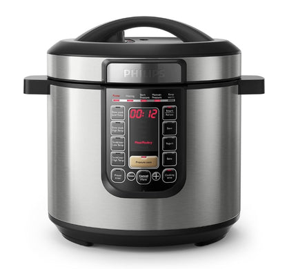 PHILIPS 6L All-in-One Multicooker HD2237/73 Pre-Set Cooking 9 safety protection Nutri Apps Meal Support pressure cooker HD2237