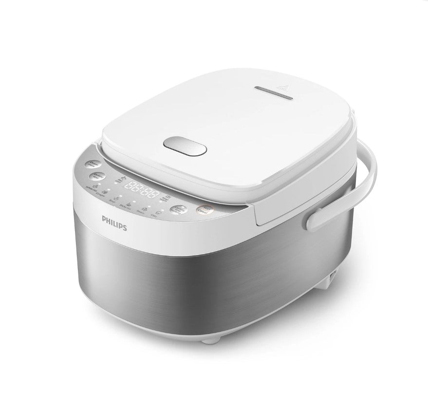 Philips 0.85L HD3170 Mini Rice Cooker 3000 Series HD3170/62 (White and stainless steel )