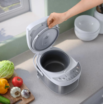 Philips 0.85L HD3170 Mini Rice Cooker 3000 Series HD3170/62 (White and stainless steel )