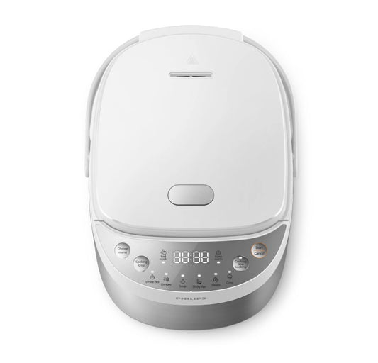 Philips 0.85L HD3170 Mini Rice Cooker 3000 Series HD3170/62 (White and stainless steel )