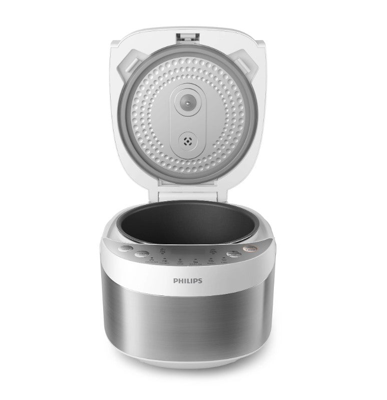 Philips 0.85L HD3170 Mini Rice Cooker 3000 Series HD3170/62 (White and stainless steel )