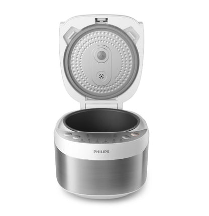 Philips 0.85L HD3170 Mini Rice Cooker 3000 Series HD3170/62 (White and stainless steel )