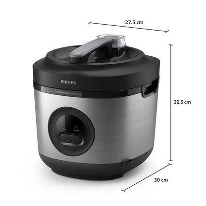 Philips 1.8L Rice Cooker 3000 Series HD3213/31 (Silver) HD3213 Periuk Nasi