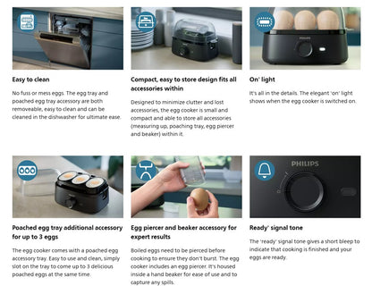 Philips HD9137 Egg Cooker 3000 Series HD9137/91