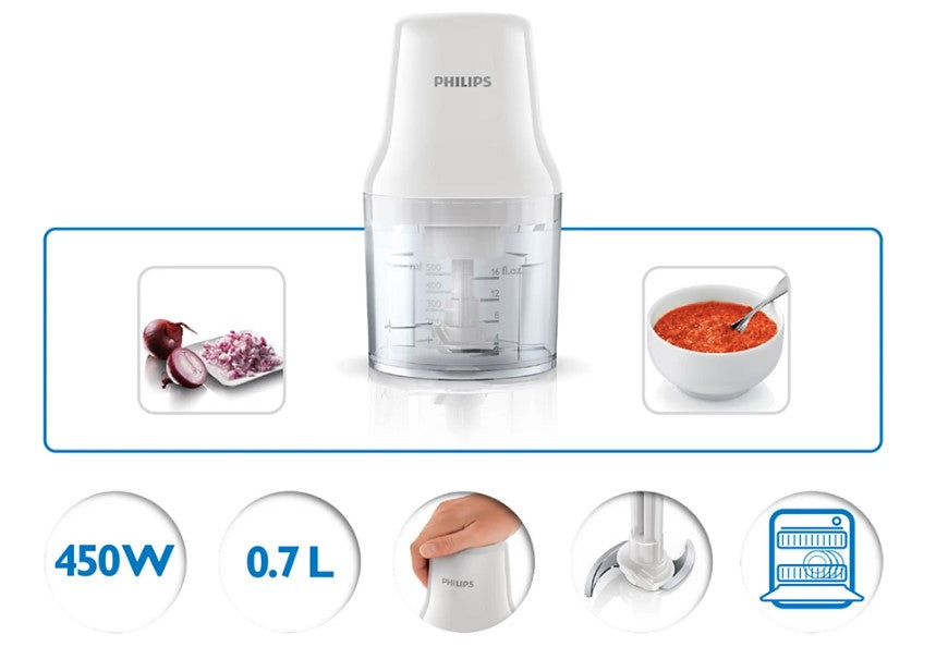 Philips chopper HR1393 0.7L plastic bowl 450W HR1393/01