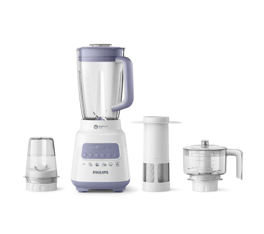 Philips Series 5000 Blender Core HR2223/01 ProBlend Crush Technology and Chopper / HR2223 2L Pengisar