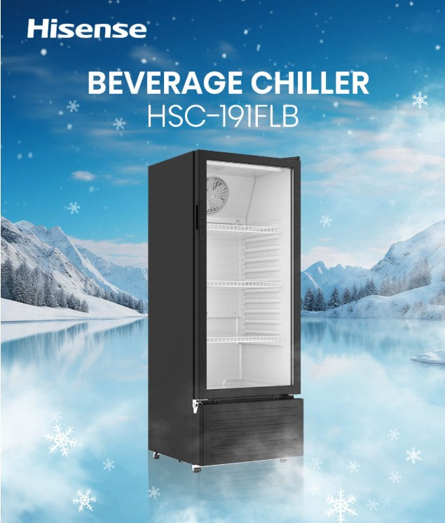 Hisense 192L Beverage Chiller HSC-191FLB/HSC191FLB