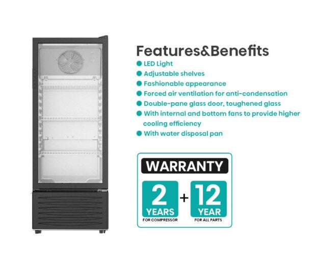 Hisense 192L Beverage Chiller HSC-191FLB/HSC191FLB