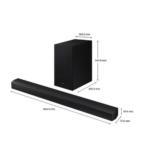 Samsung 3.1ch with Sub Woofer Dolby Audio HW-B650D/XM Sound Bar HWB650D