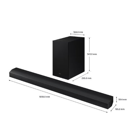 Samsung B-Series Soundbar HW-B750D 5.1ch with Sub Woofer HWB750D