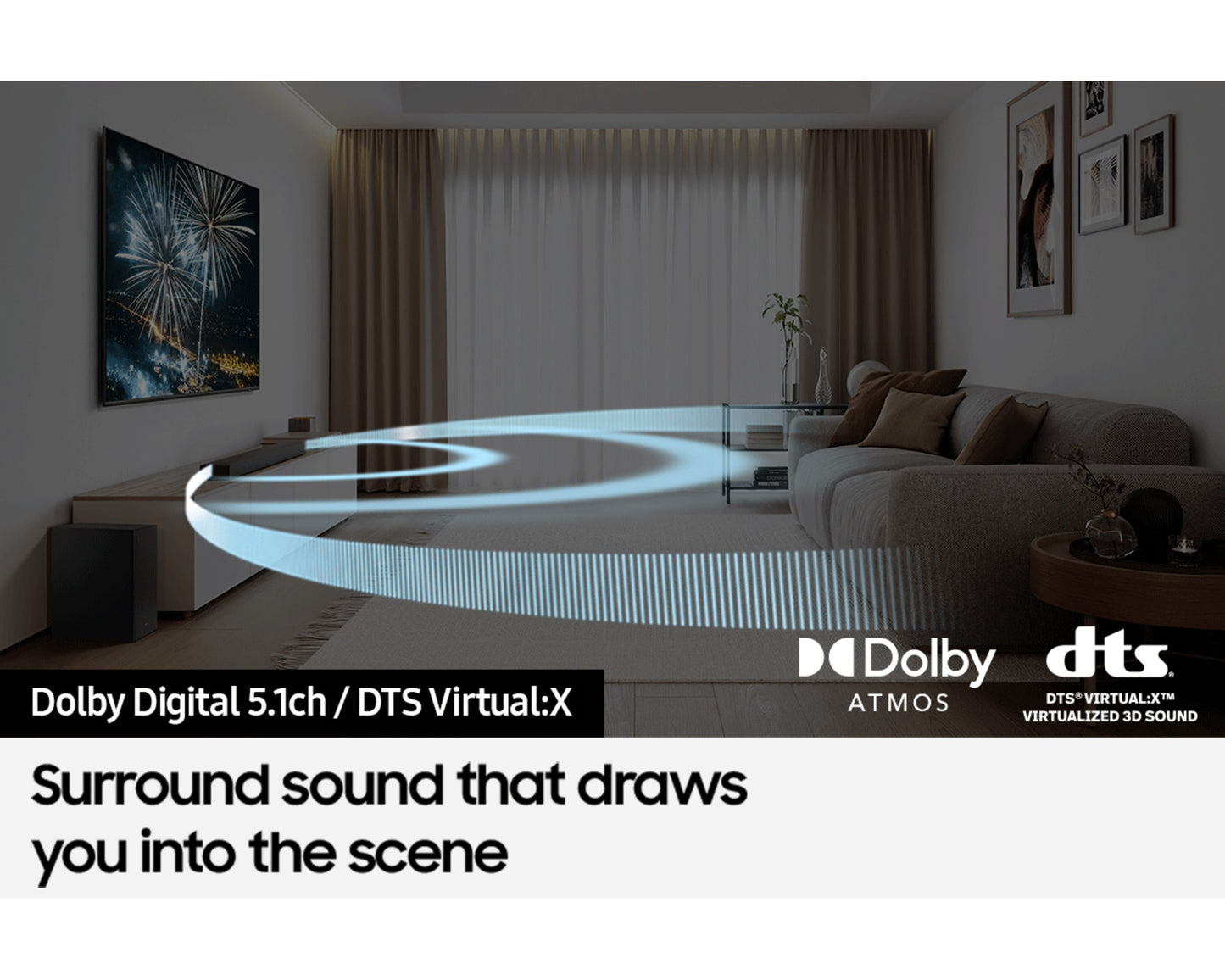 Samsung B-Series Soundbar HW-B750D 5.1ch with Sub Woofer HWB750D