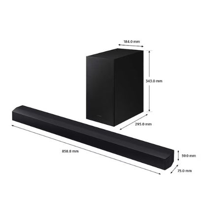 Samsung B-Series Soundbar HW-C450/XM 2.1ch with Sub woofer / HWC450 Sound bar