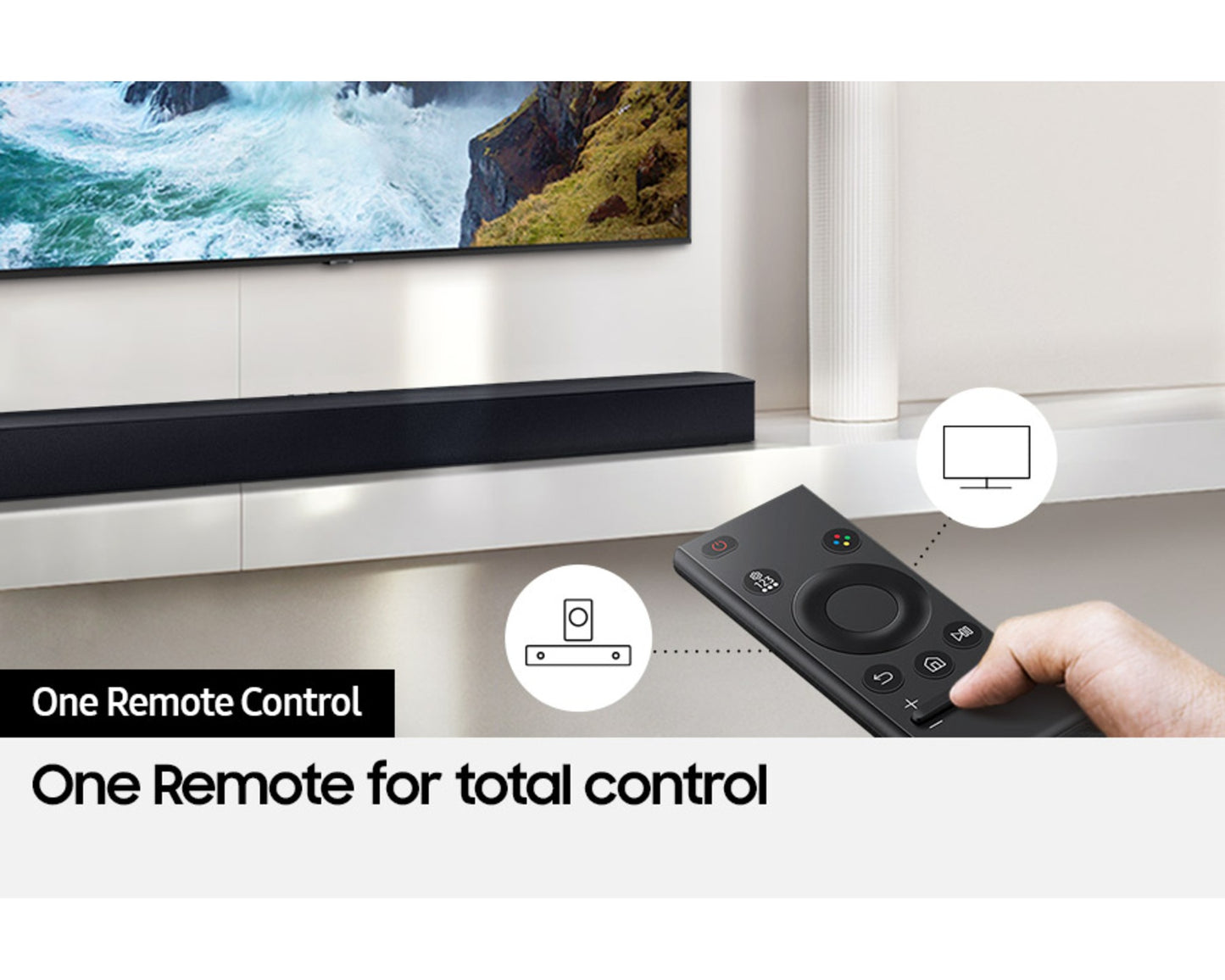 Samsung B-Series Soundbar HW-C450/XM 2.1ch with Sub woofer / HWC450 Sound bar