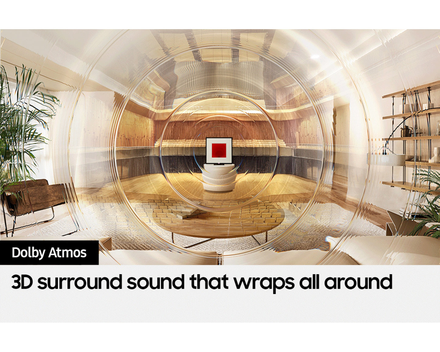 Samsung Music Frame HW-LS60D/XM Wireless Speaker Dolby Atmos Sound Bar Q-Symphony Soundbar (Black) HWLS60D