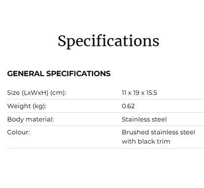Kenwood 0.5L Atom Kettle JKM076 800W Stainless steel