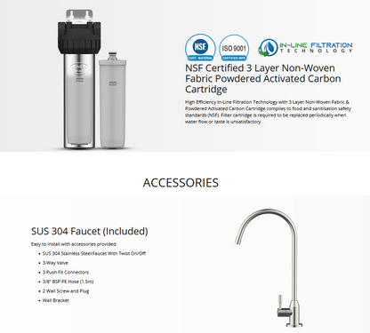 Joven Water Purifier Under Sink JP300