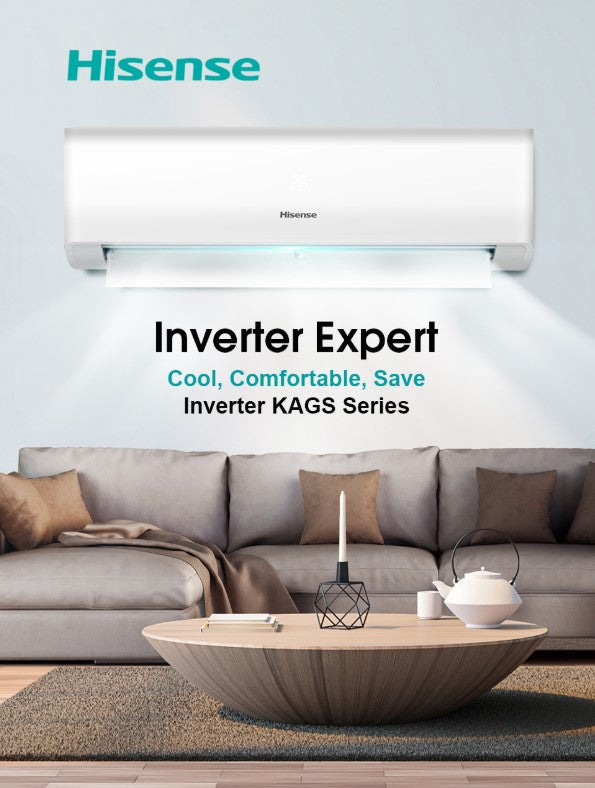 Hisense 2.5HP Air Cond AI25KAGS Inverter Air Conditioner R32 Aircond AI25KAG