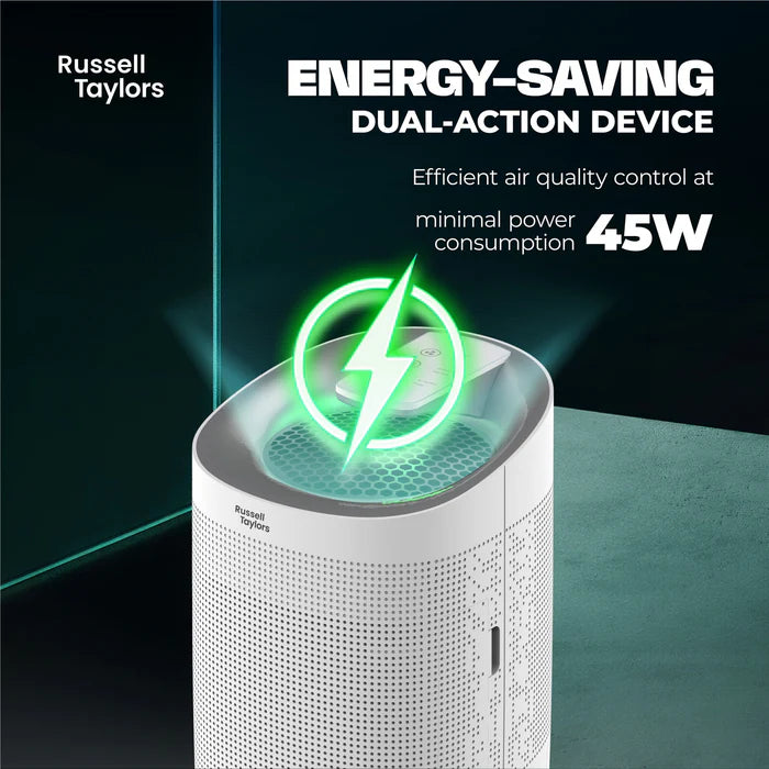 Russell Taylors Kappa+ 2-in-1 Dehumidifier & Air Purifier H13 HEPA Filter