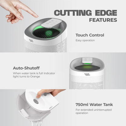 Russell Taylors Kappa+ 2-in-1 Dehumidifier & Air Purifier H13 HEPA Filter