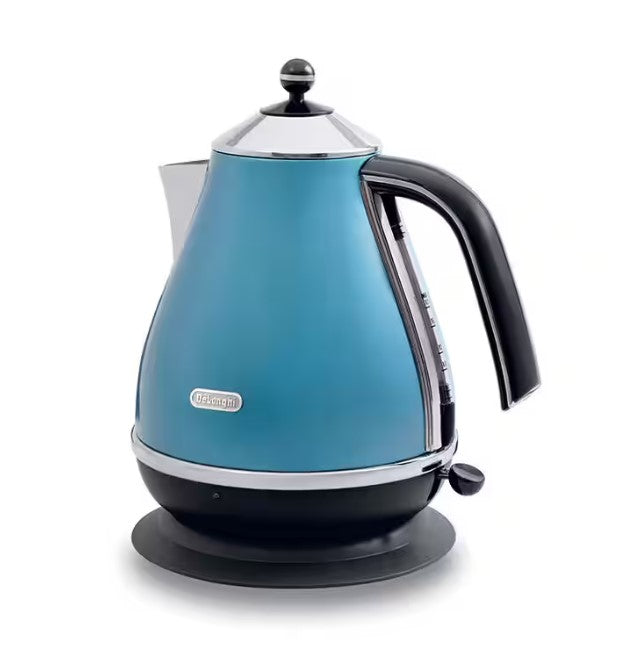 Delonghi 1.7L KBO2001 Icona Classic Electric Kettles KBO2001.B (Blue) Stainless steel