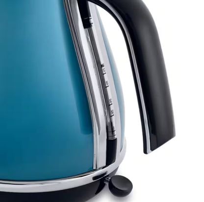 Delonghi 1.7L KBO2001 Icona Classic Electric Kettles KBO2001.B (Blue) Stainless steel