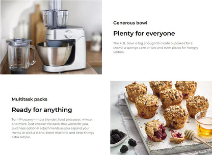 Kenwood cake Mixer KHC29 1000W with Multi Attachment - KHC29.JOSI PROSPERO