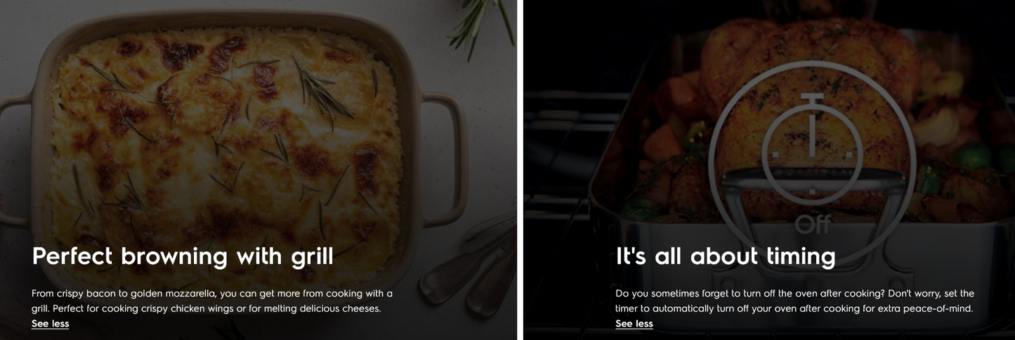 Electrolux KOHGH00XA 60cm UltimateTaste 300 Built-in Single Oven with 72L Capacity