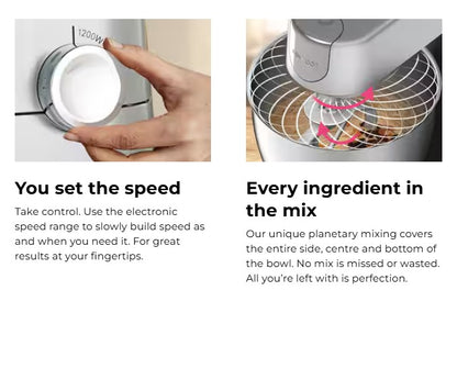 Kenwood Stand Mixer Chef XL KVL4100S Mixer 6.7L replaces MAJOR