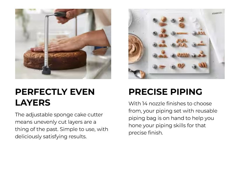 Kenwood Cake Decorating Set Baking Tools KWSD100 Original