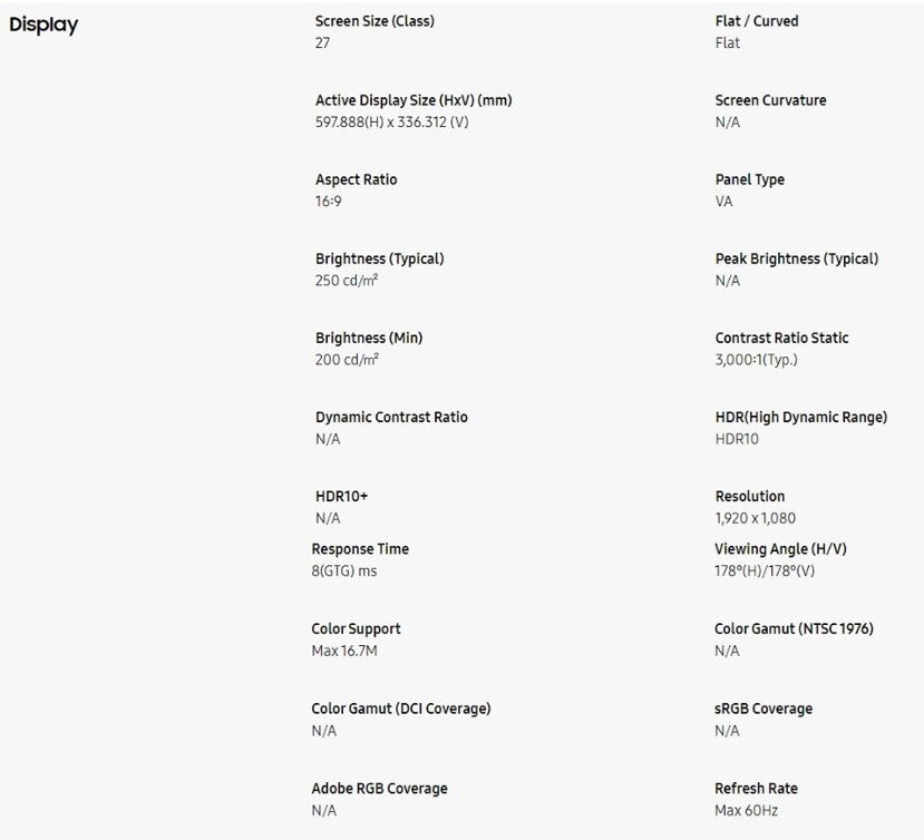 Samsung 27" M5 Smart Monitor (Black) LS27AM500NEXXS