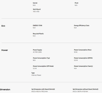 Samsung 27" M5 Smart Monitor (Black) LS27AM500NEXXS