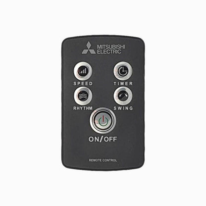 Mitsubishi 16" Stand Fan LV16-RB-P Living Fan LV16RBP with Remote Control (Classy Grey)