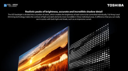 Toshiba 75" QLED Google Tv 75M550NP