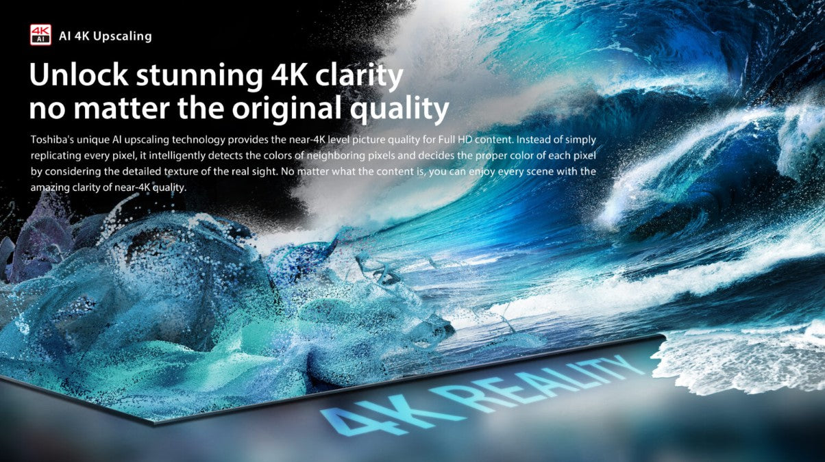 Toshiba 75" QLED Google Tv 75M550NP